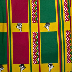 Boxed Green — Zimbabwe National Fabric